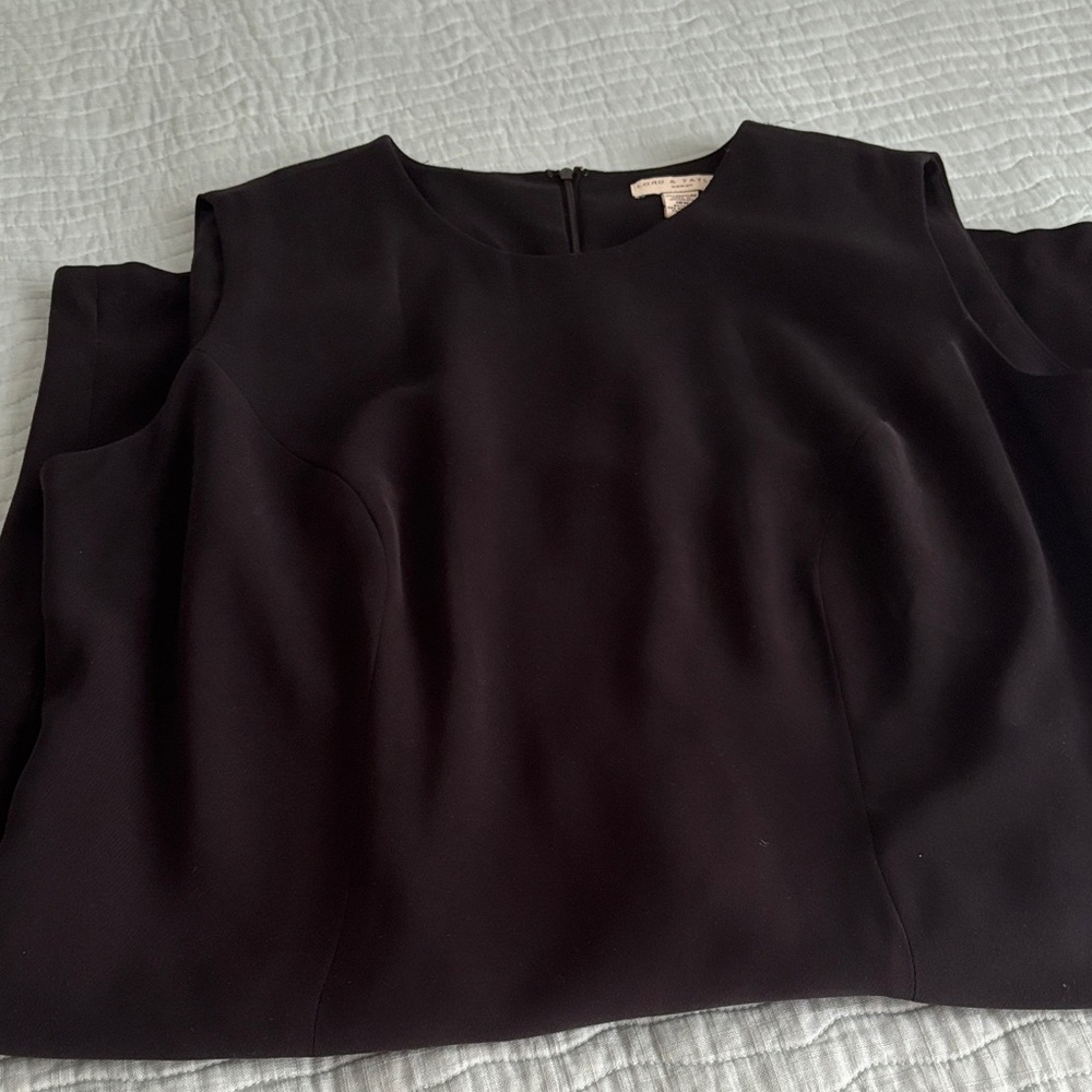 Classic Black Blazer and Dress Set by Lord & Taylor Size 18W - Picture 5 of 7